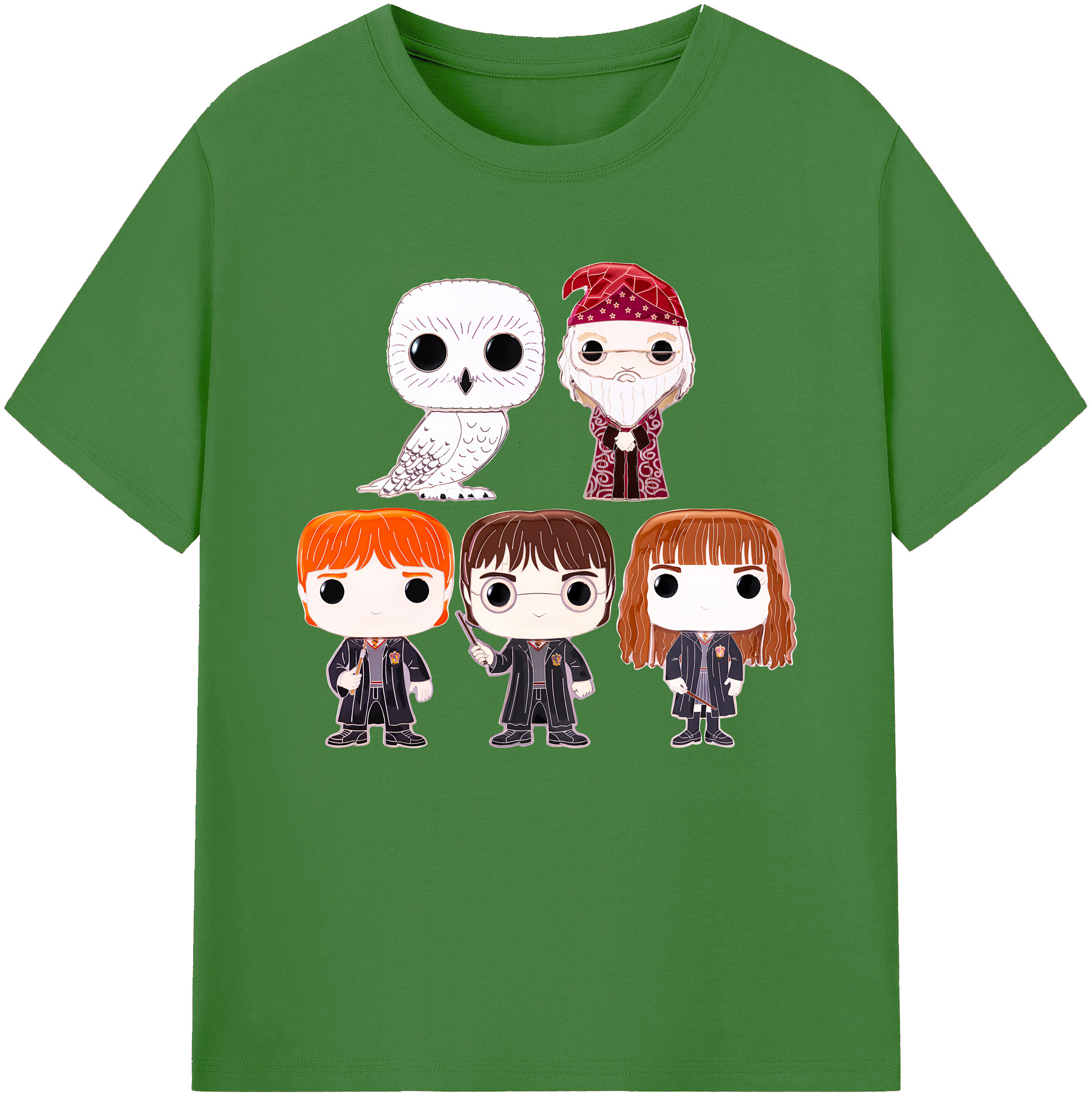 （画像用） Harry Potter ハリー・ポッターシリーズ レディースカジュアルプリントTシャツ（綿100％）